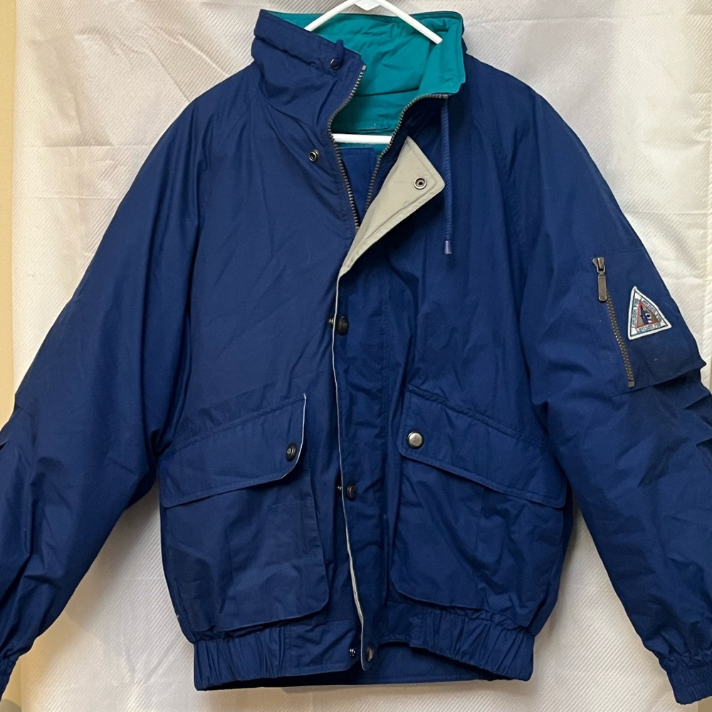 London Fog Navy Blue Ski Winter Coat Jacket/ Coat. S
